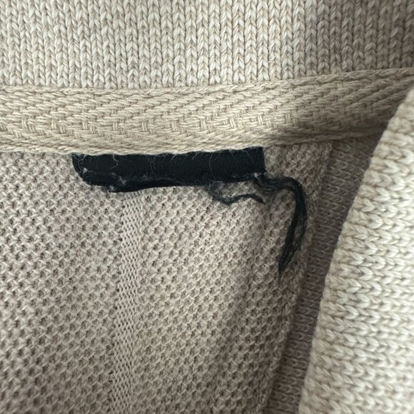 Greg Norman Collection Mens Beige Polo Shirt Size L Cotton & Polyester - Picture 4 of 5